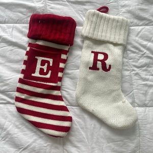 Two Christmas stockings